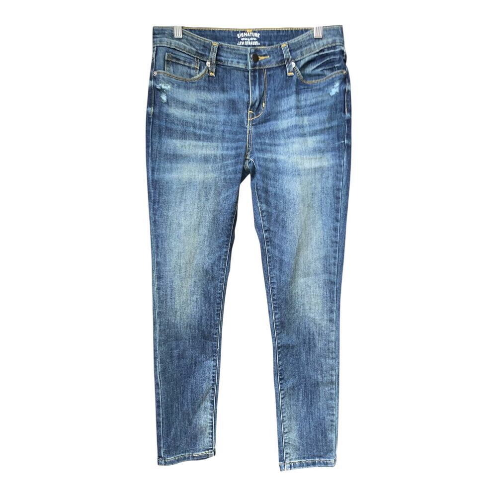 Levi Strauss Signature stretch Skinny Jeans Sz 3/4‎ Factory Sample Rare Pre-Prod